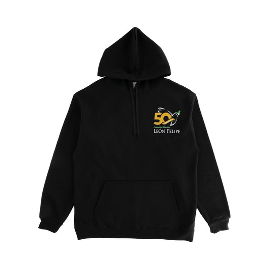 Sudadera 50 Aniversario León Felipe color negro